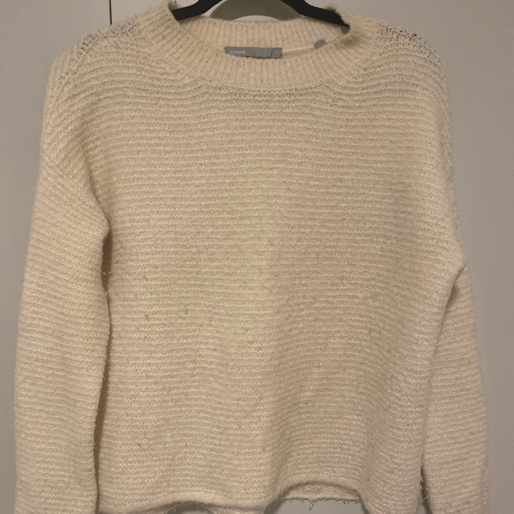 Vince brand Xsmall cream sweater wool/cashmere super soft
